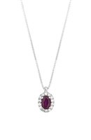 Collana PG Gioielli Donna Royal in Oro bianco Rubino 0.97 Ct CIOROYALR/4 - CIOROYALR/4